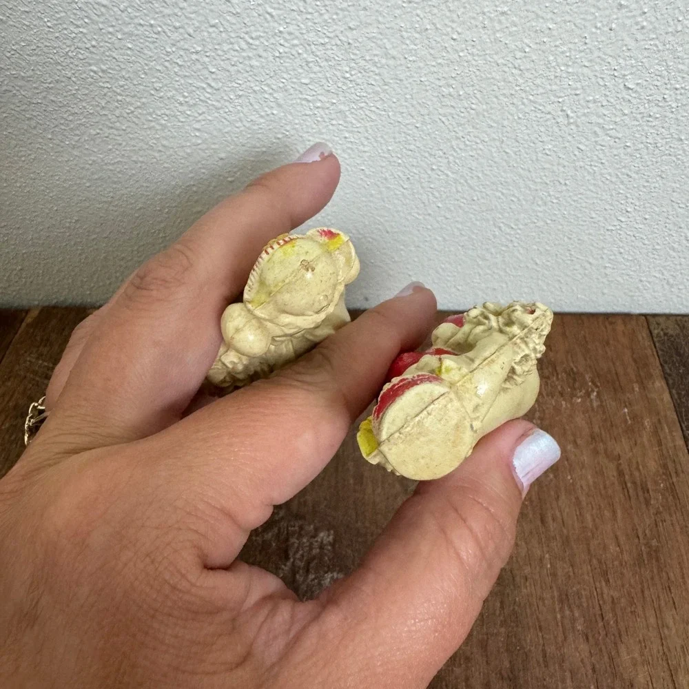 Vintage Dutch Boy Girl Salt‎ Pepper Shakers Set Holland Souvenir Novelty Decor